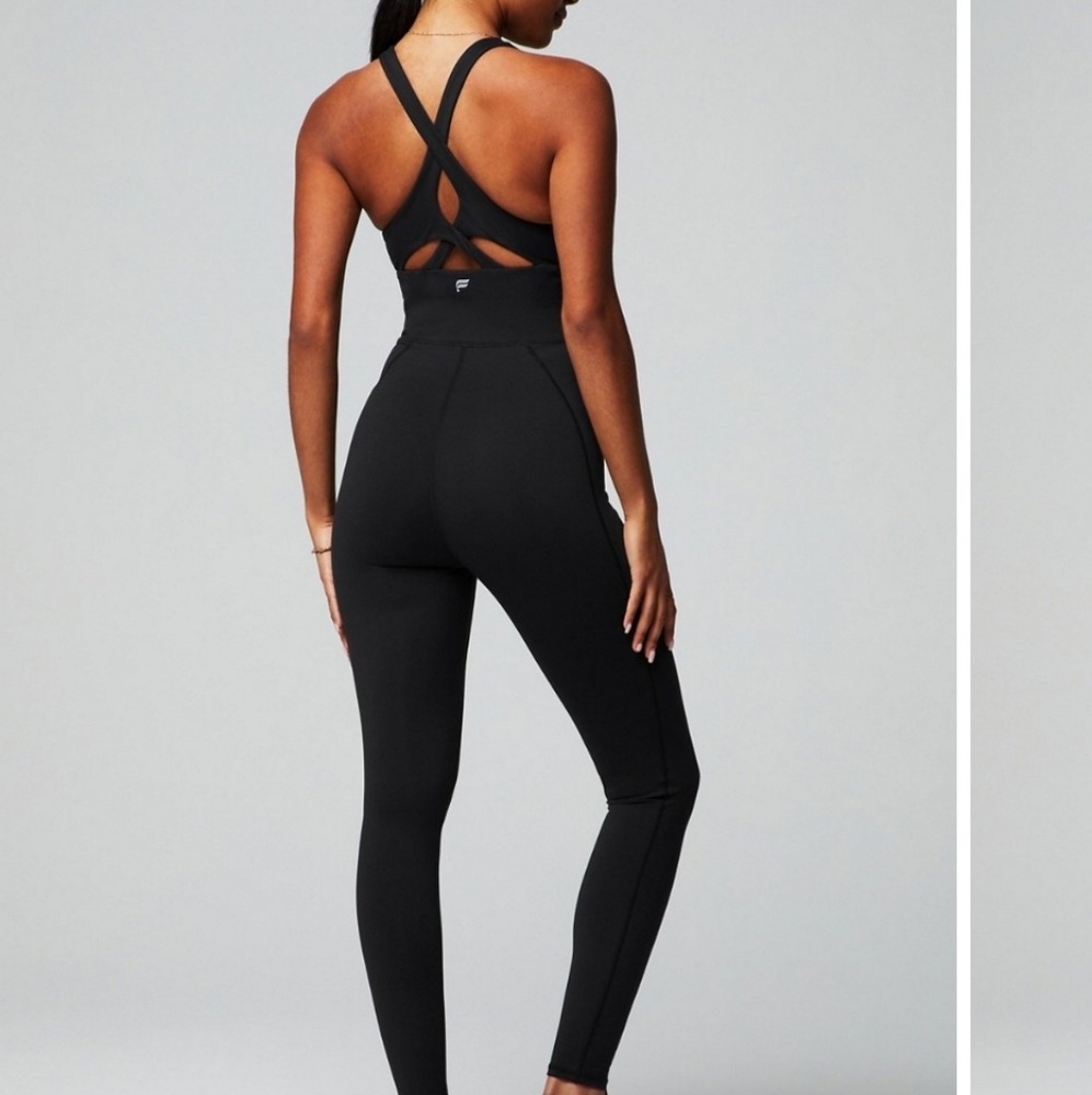 Fabletics Black Define Powerhold Jumpsuit - Picture 2 of 4